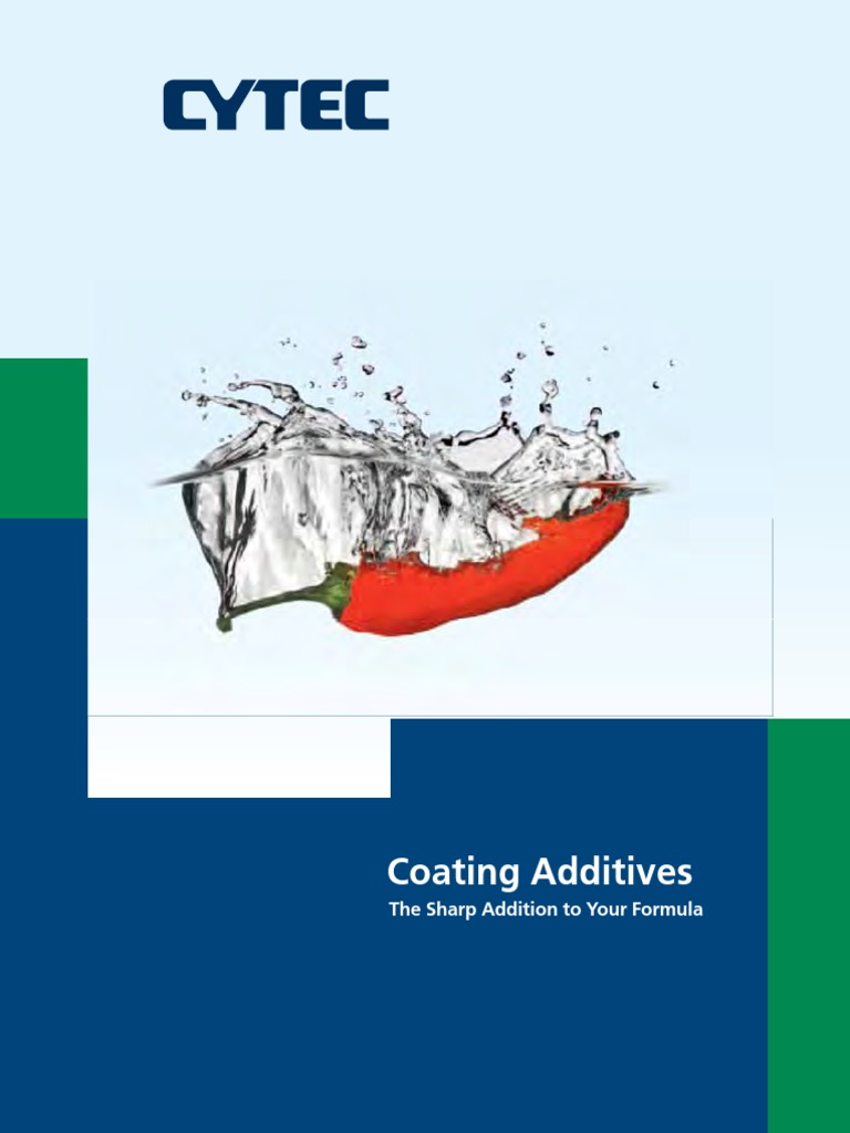 Coating Additives 2012 | PDF | Paint | Epoxy