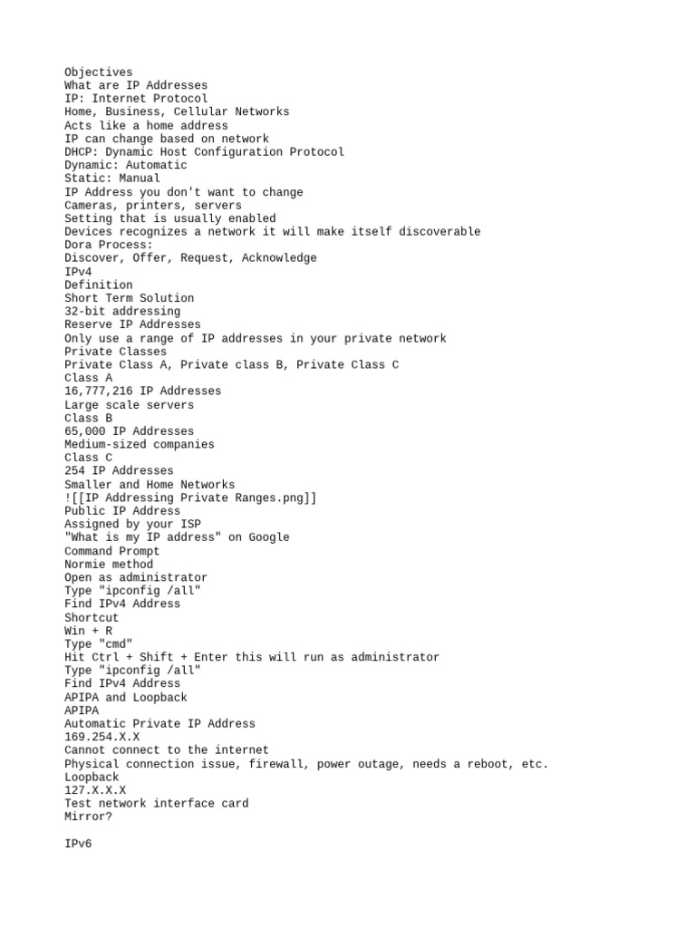 Understanding IP Addresses and Protocols | PDF