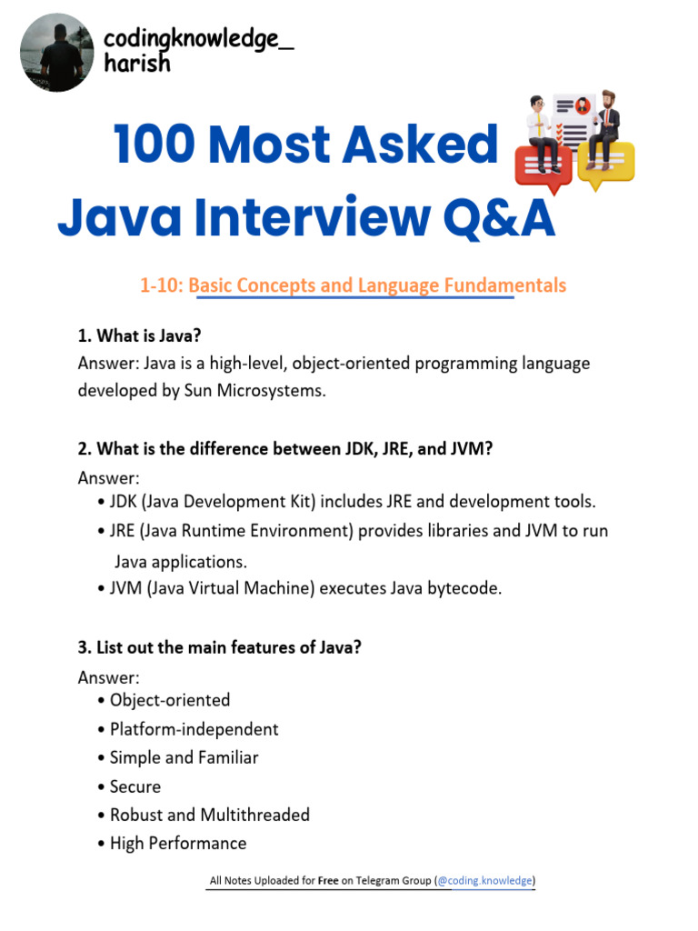Java Programming Q&A Guide | PDF | Inheritance (Object Oriented ...
