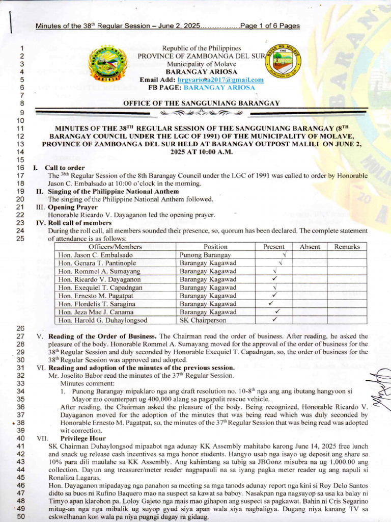 Session June 2, 2025 | PDF