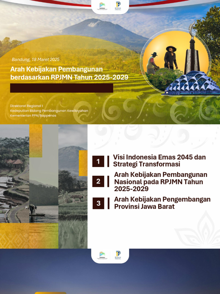 Kebijakan Pembangunan RPJMN 2025-2029 | PDF