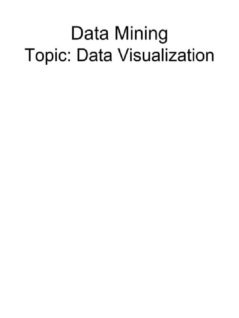 2.3 Datamining Data Visualization | PDF