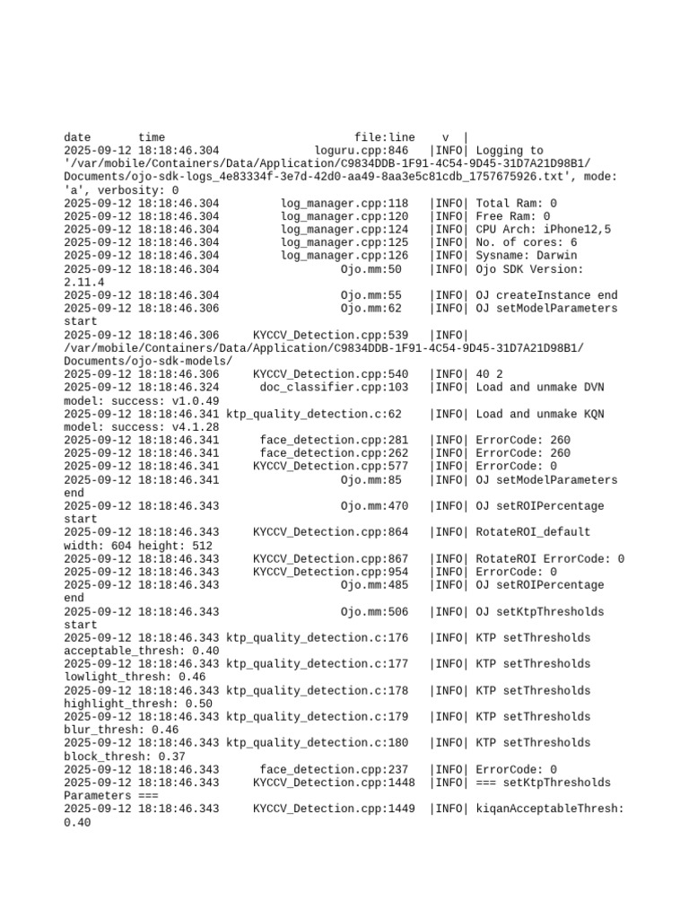 Ojo-Sdk-Logs 1757675926 | PDF | Computing | Computer Engineering