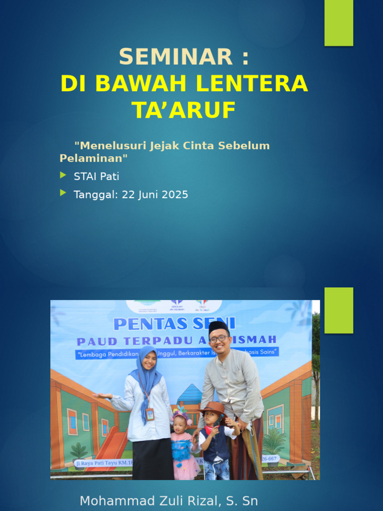 Ta'aruf: Cinta Sejati Menuju Pernikahan | PDF