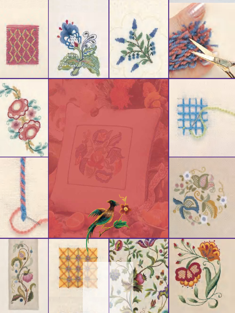 A-Z Guide to Crewel Embroidery Techniques | PDF | Embroidery | Textiles