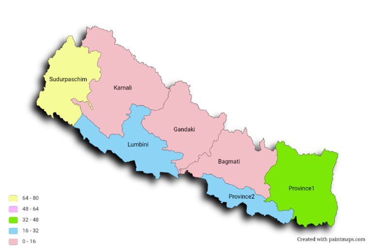 Nepal Map Chart | PDF