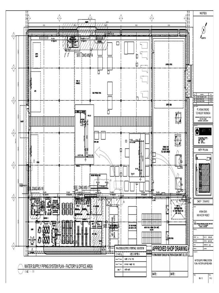 Ms-13 Ws System Plan-Factory & Office Area | PDF