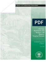 U S A I D: Foreign Assistance Act Section 118 Report: Tropical Forests