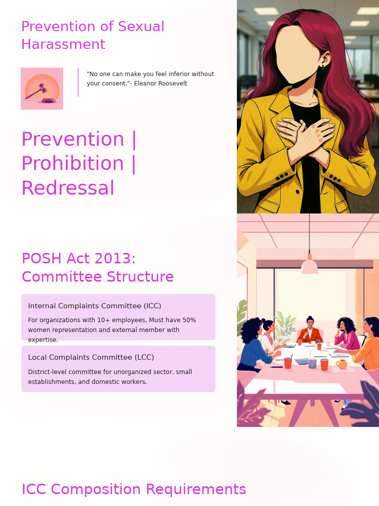 POSH Act 2013: Sexual Harassment Prevention | PDF