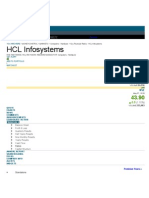 HCL Infosystems: Market Radar