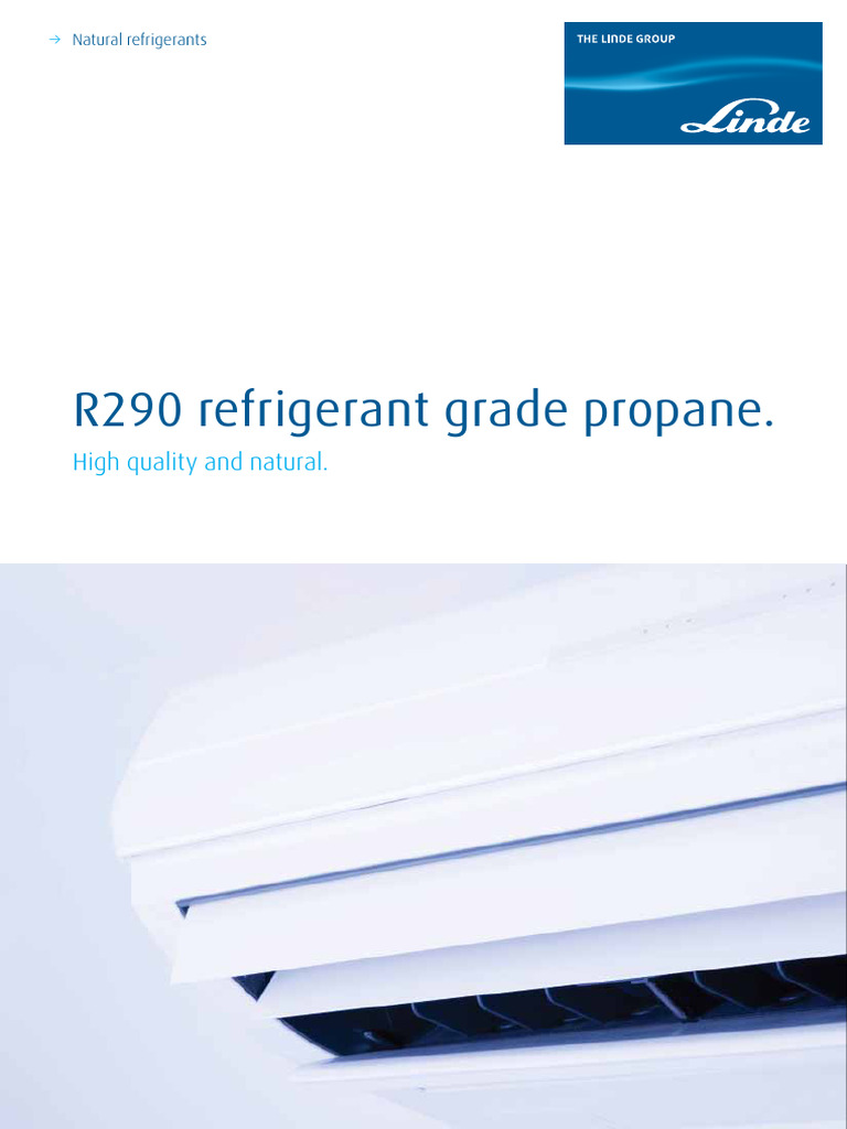 R290 Refrigerants Grade Propane Brochure17 - 110859 | PDF | Propane ...