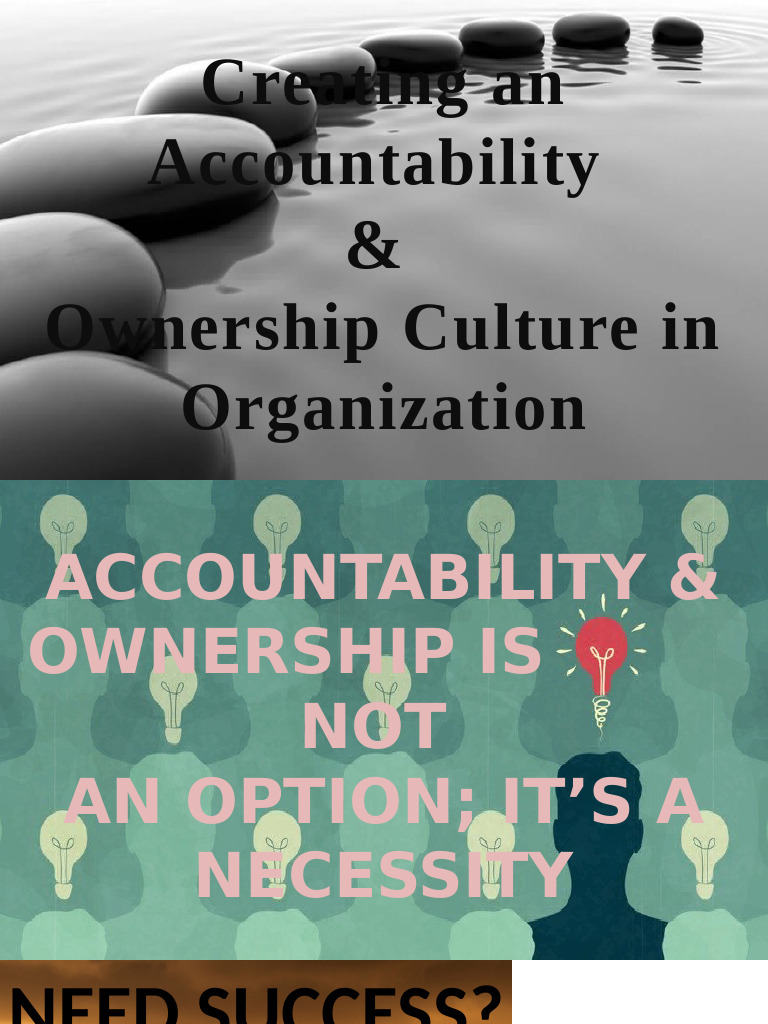 Building Accountability in Organizations | PDF | Time Management ...