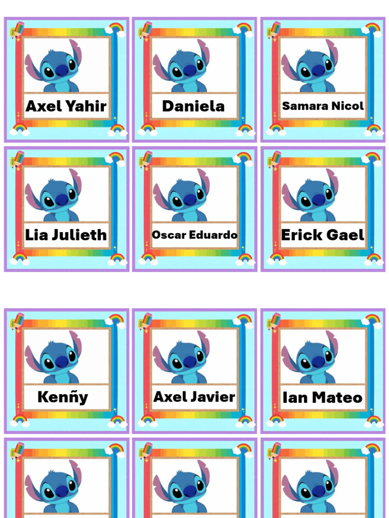 List of Names and Instructors | PDF