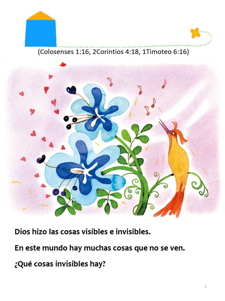 Dios Invisible: Amor y Creación | PDF