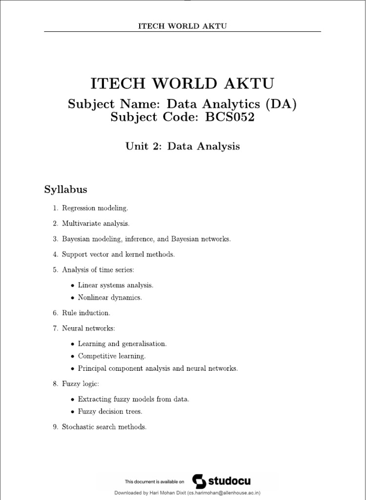 Unit-2 1 | PDF