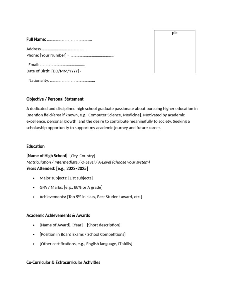 FSC CV | PDF | Skill | Learning