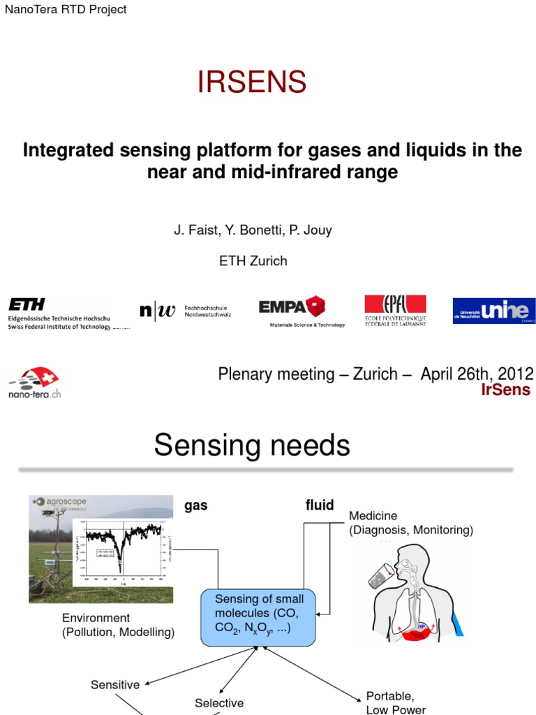 Irsens: Integrated Sensing Platform For Gases and Liquids in The Near ...