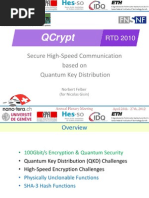 Qcrypt: Secure High-Speed Communication Based On Quantum Key Distribution