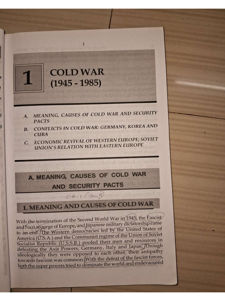 Contemporary World Cold War | PDF