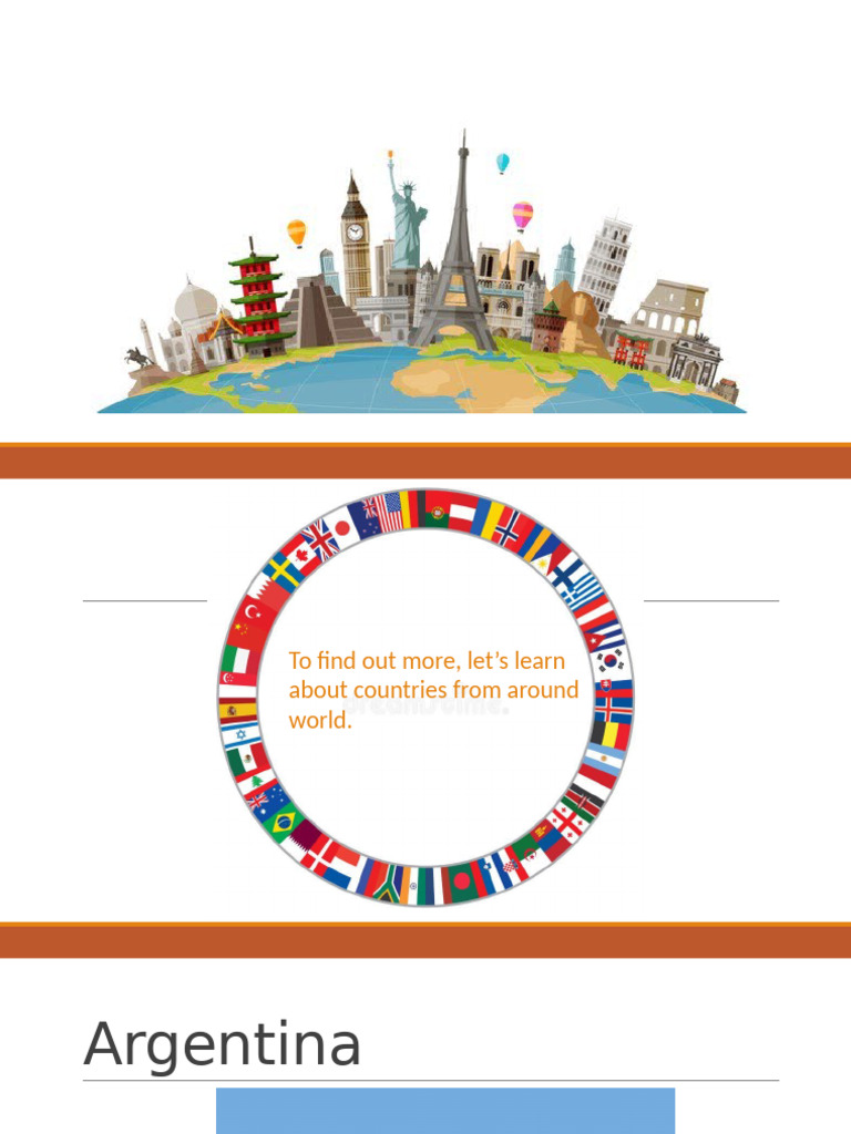Countries Vocabulary | PDF