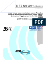 ETSI TS 123 090: Technical Specification