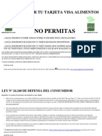 Download Como Utilizar Tu Tarjeta Visa Alimentos by Plan Mas Vida La Plata SN92684861 doc pdf