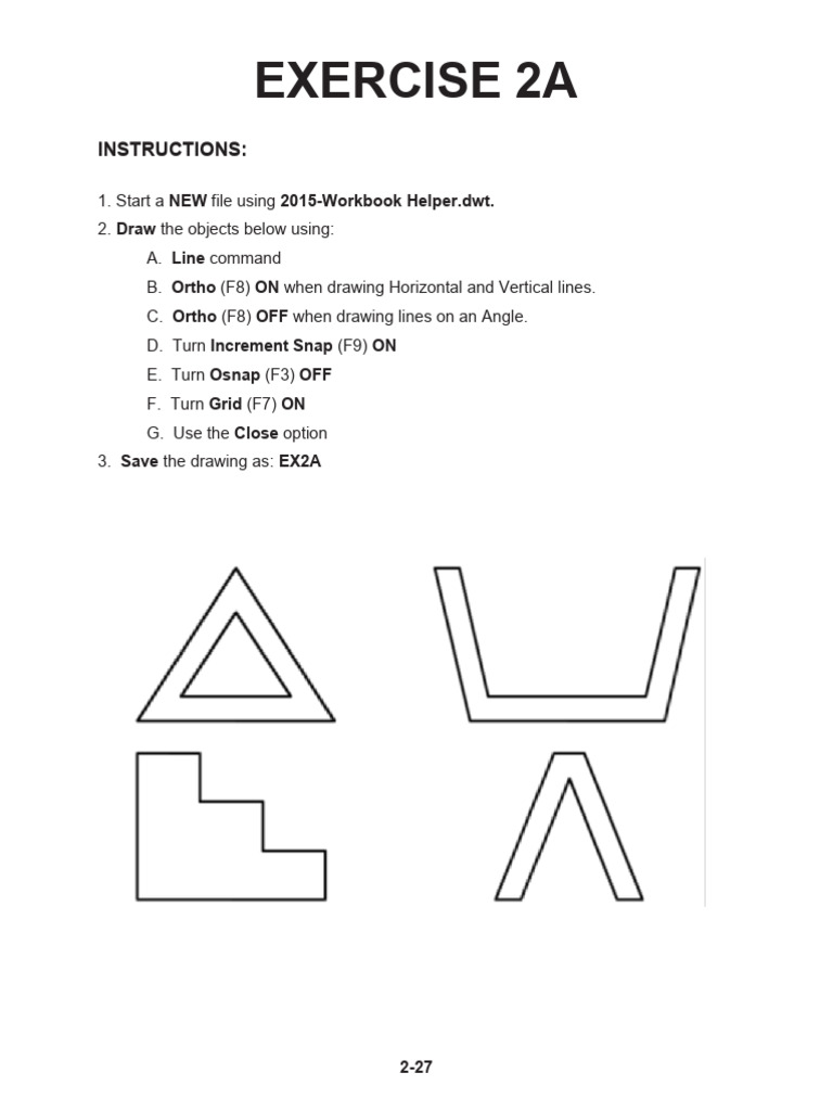 01 Exercise 2A 2D | PDF