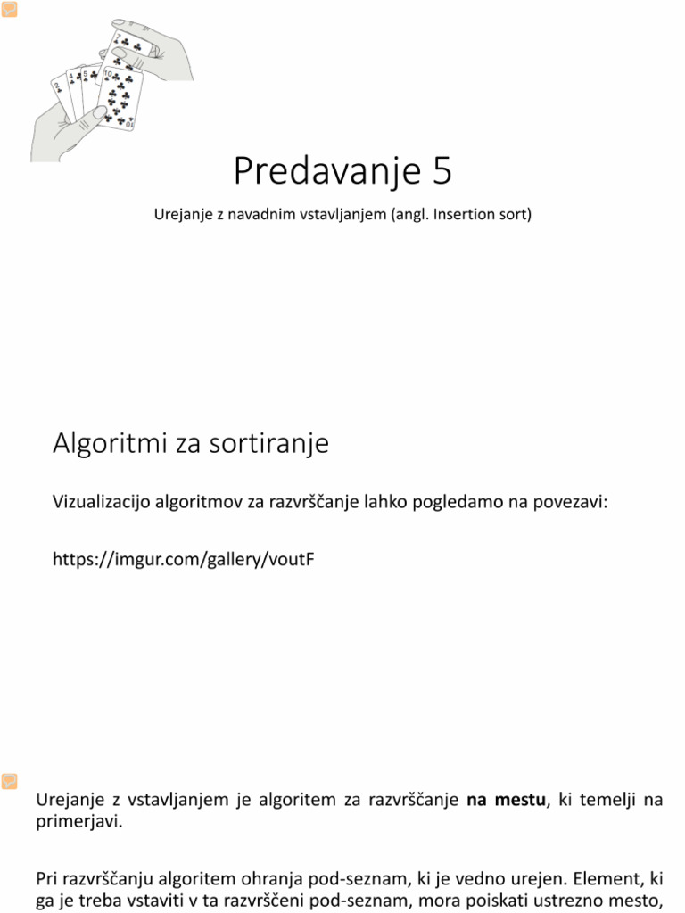 Predavanje 5 2024 Z Beleskami | PDF