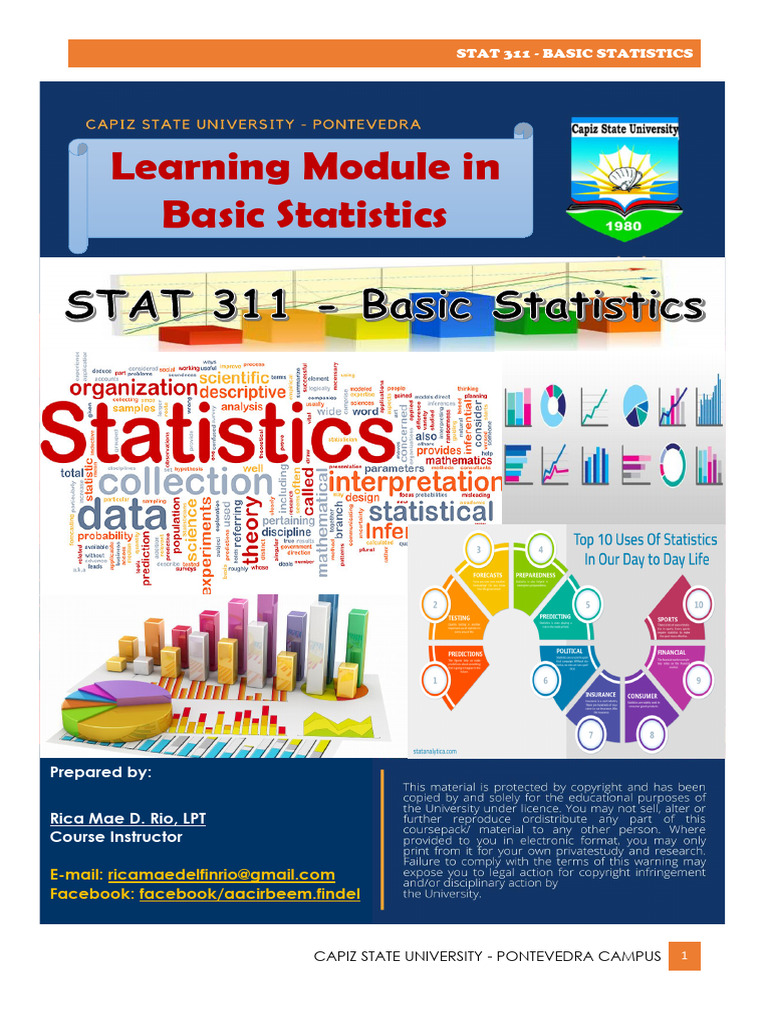 Basic Statistics Learning Module | PDF | Statistics | Histogram