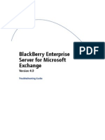 Blackberry Enterprise Server For Microsoft Exchange: Troubleshooting Guide