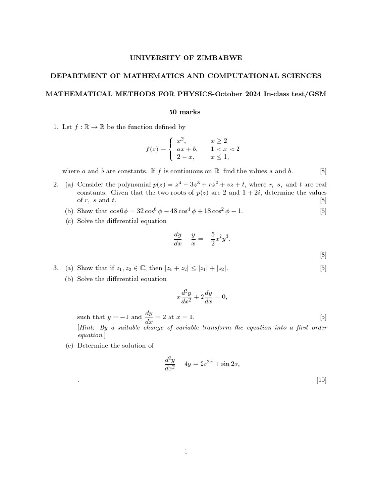 2024 Methods Exam 1 Overview | PDF