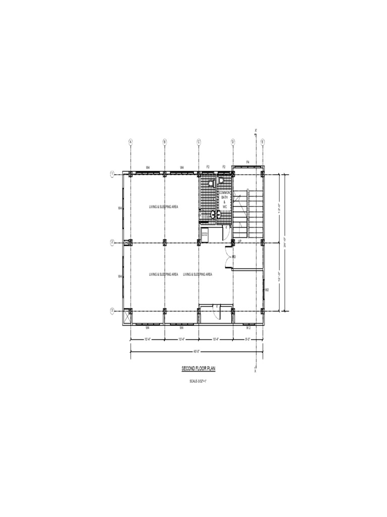 Second Floor Plan Dimensions and Layout | PDF