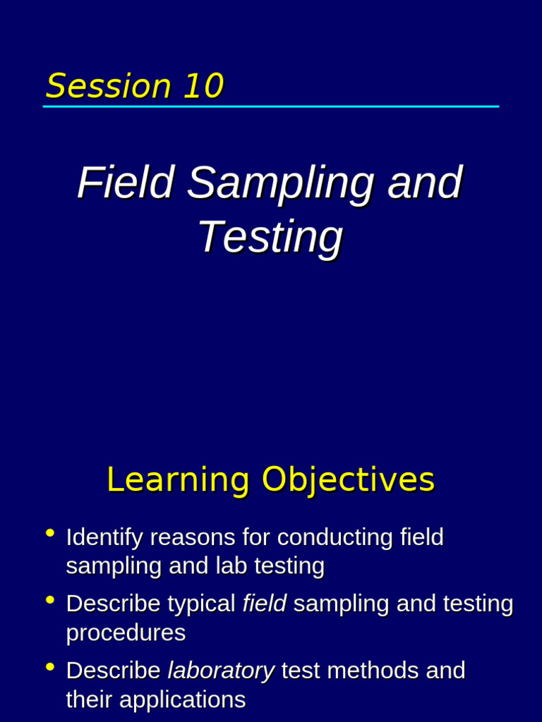 Session 10 Pavement Sampling and Testing | PDF | Young's Modulus | Road ...