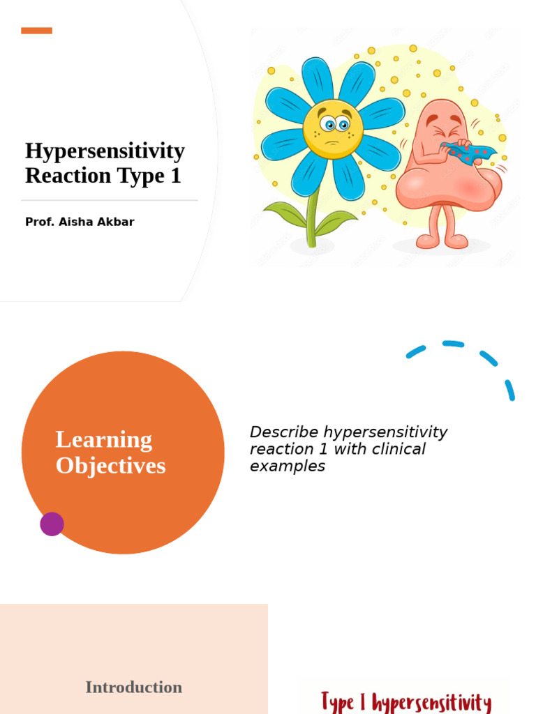 Hypersensitivity Type 1 | PDF | Allergy | Allergen