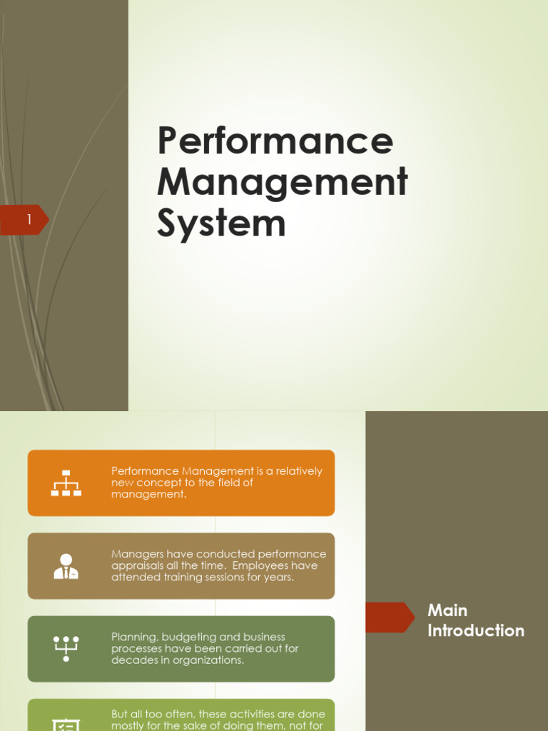 Performance Management System Overview | PDF | Performance Appraisal | Goal