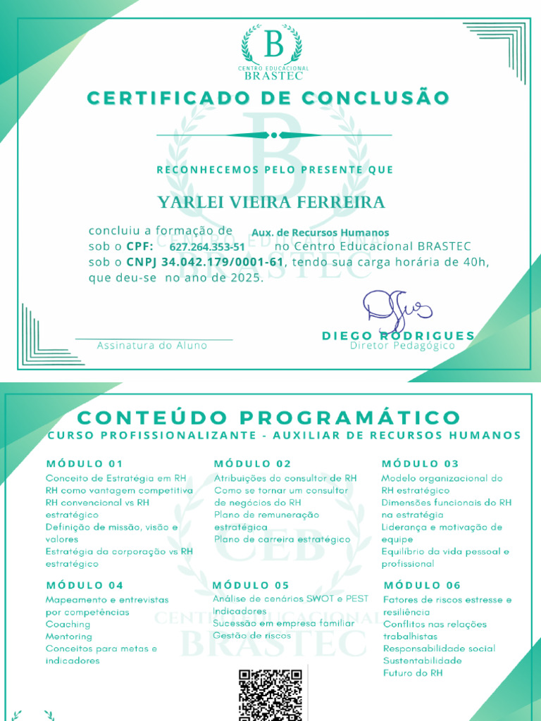 Certifica Do | PDF