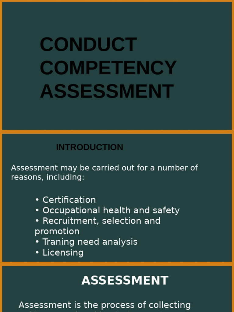 Group 30 Conduct Competency Assessment Wps Office | PDF | Procedural ...