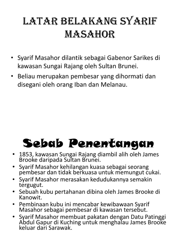 Latar Belakang Syarif Masahor Pdf