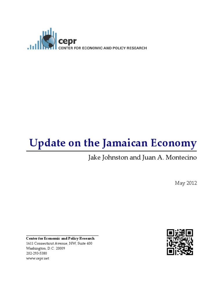 Update On The Jamaican Economy PDF Debt To Gdp Ratio Government