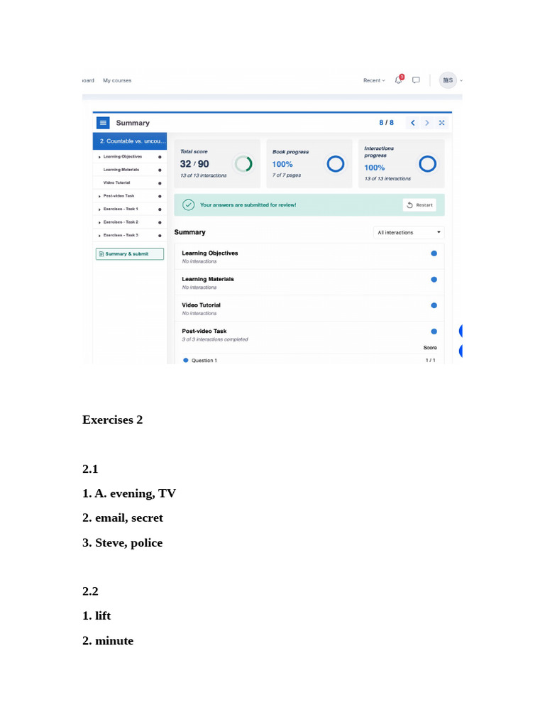 Exercises 2 | PDF
