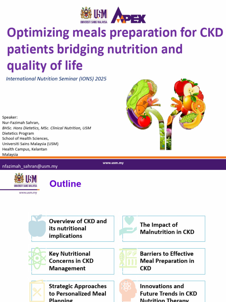 CKD Meal Prep: Nutrition & Quality of Life | PDF | Chronic Kidney ...