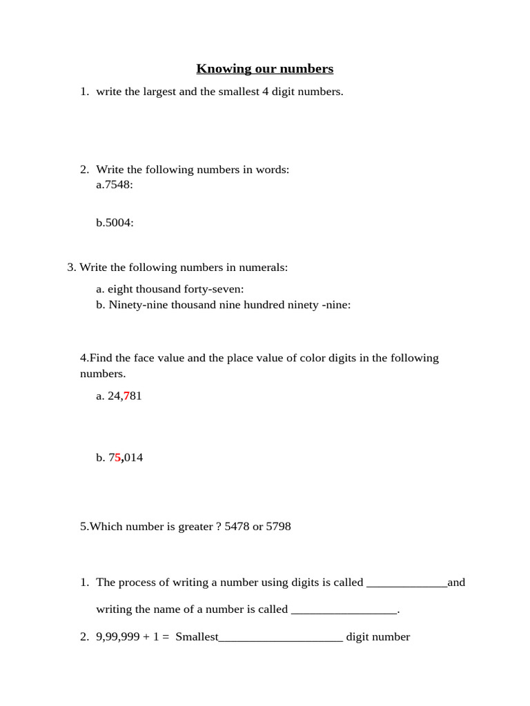 Maths Term 1 Grade 6 | PDF | Numbers | Mathematics