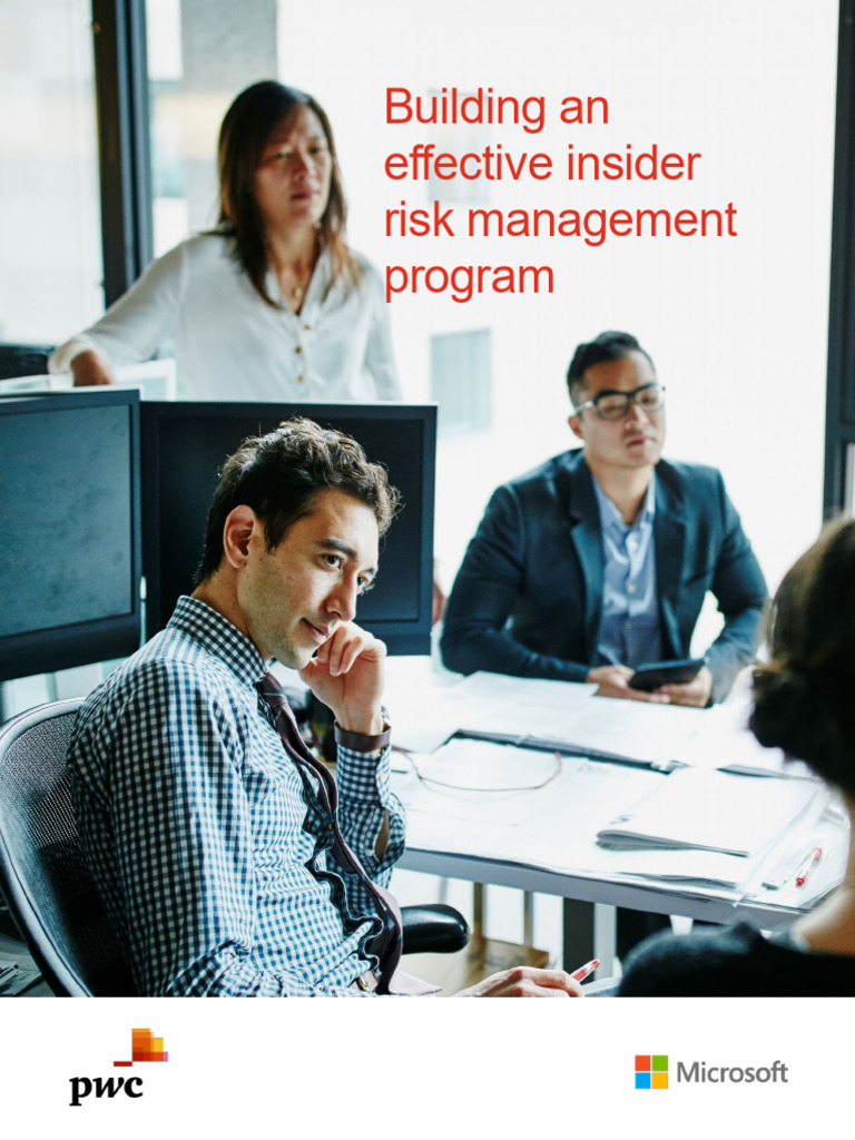Insider Risk Management Program Guide | PDF | Risk Management | Risk