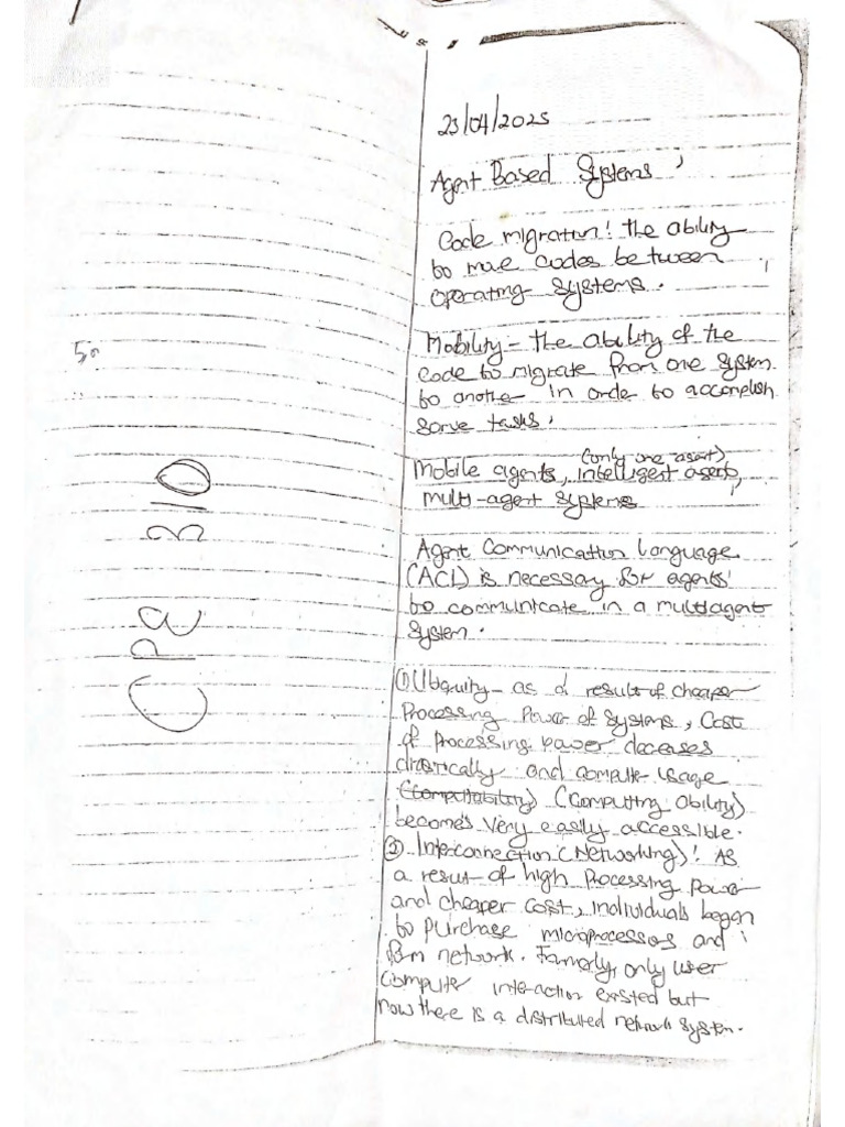 CPE 310 Class Note | PDF