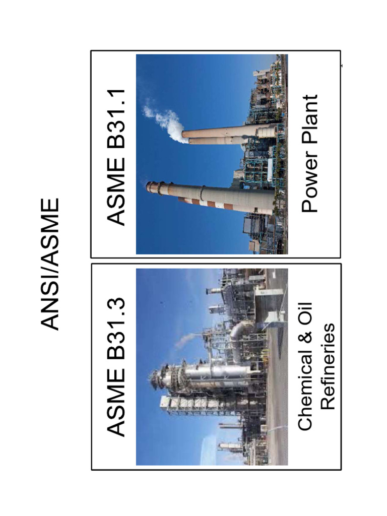 Guidelines For ANSI ASME | PDF | Boiler | Pipe (Fluid Conveyance)