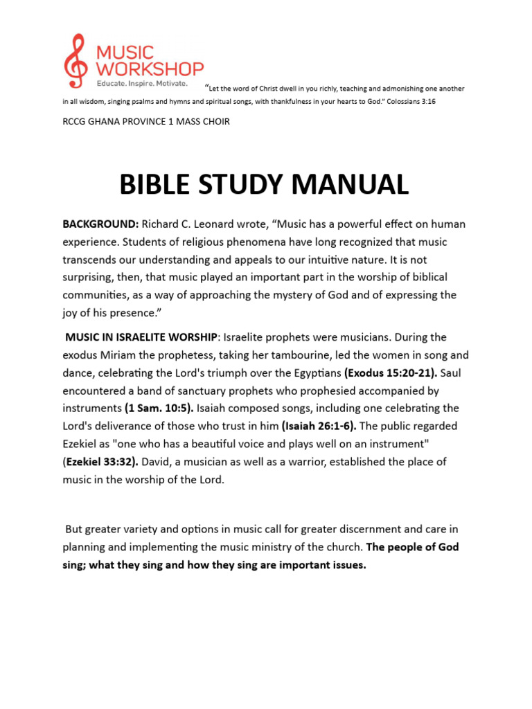 Scripture Melodies in Worship | PDF | Hymns | Psalms