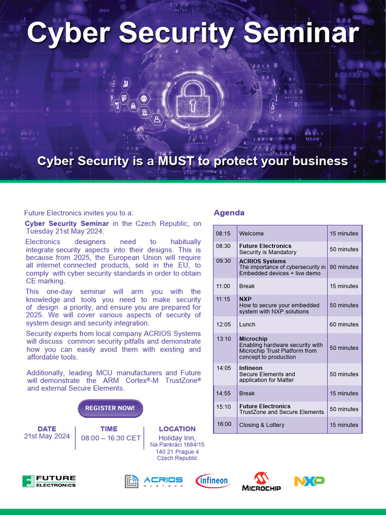 0 Agenda Invitation Future Electronics | PDF | Computer Security | Security