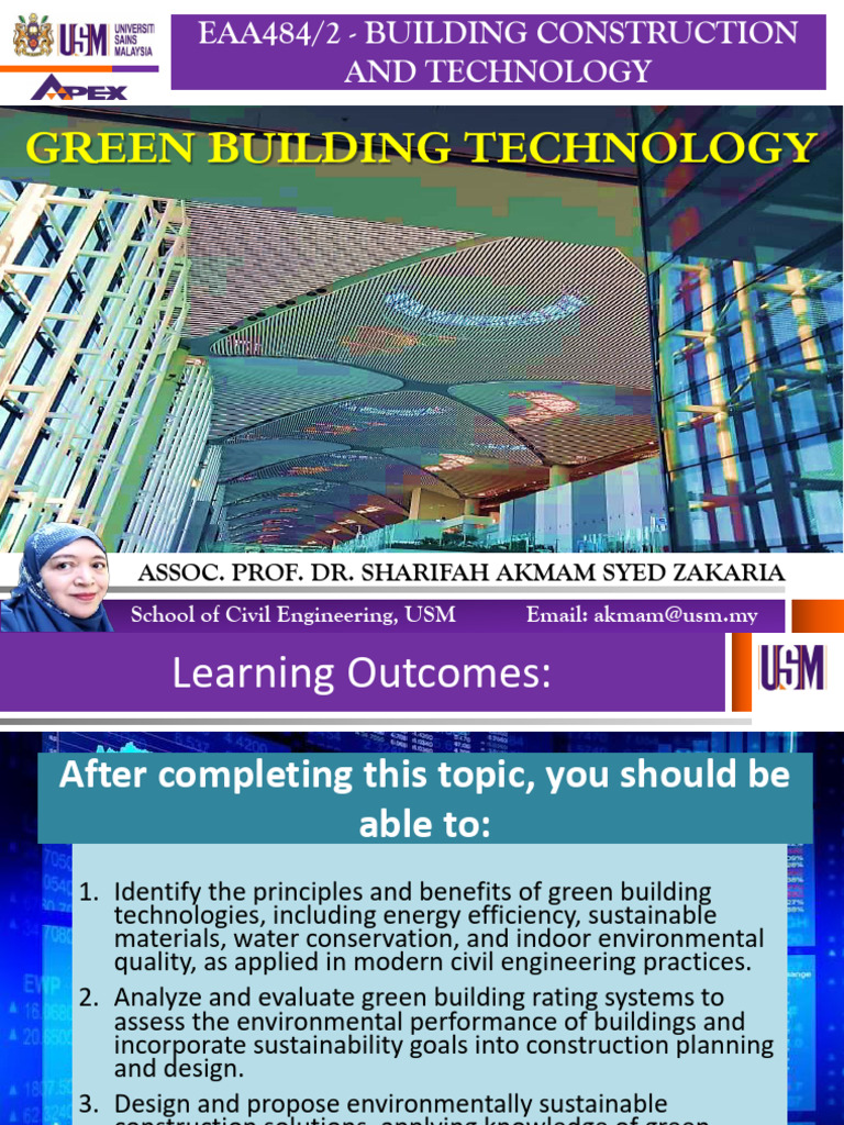 Green Building Technology in Civil Engineering | PDF | Green Building ...