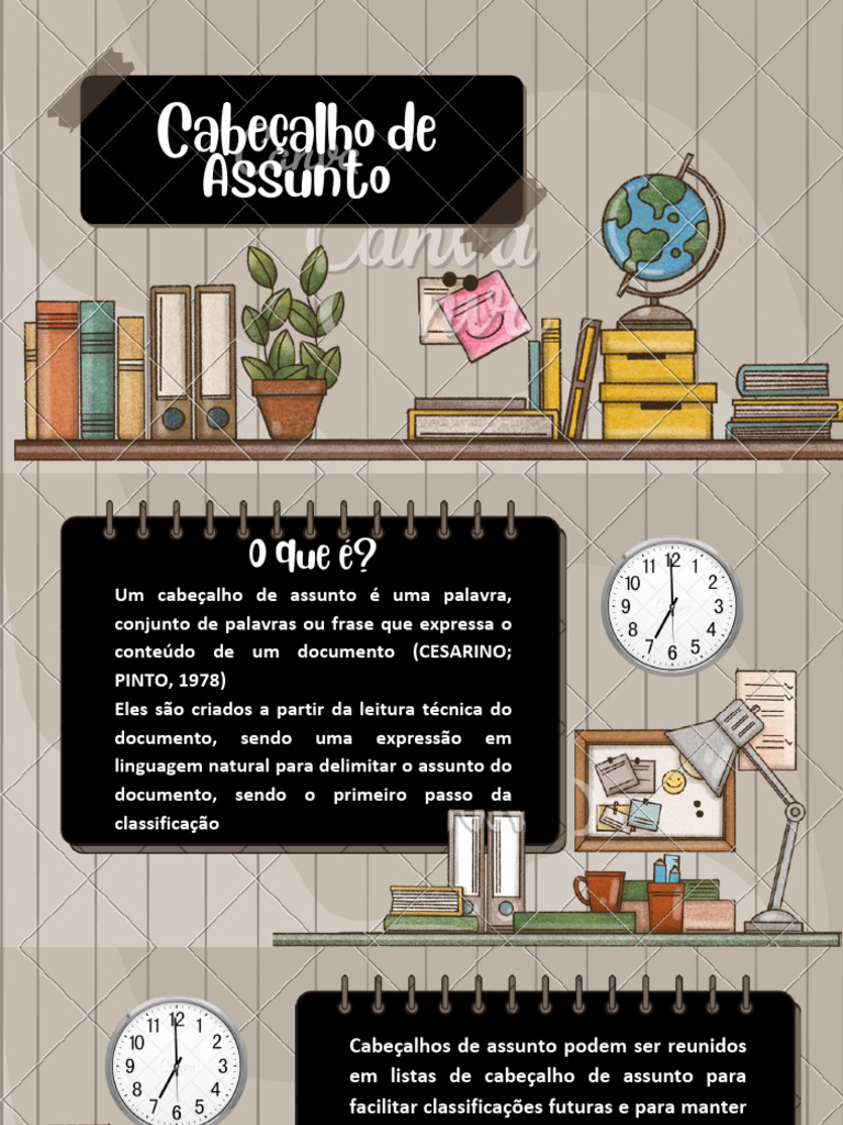 Cabeçalho de Assunto: Definição e Uso | PDF | Informação | Contos