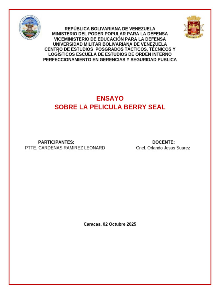 Analisis Ptte Cardenas | PDF | Agencia Central de Inteligencia